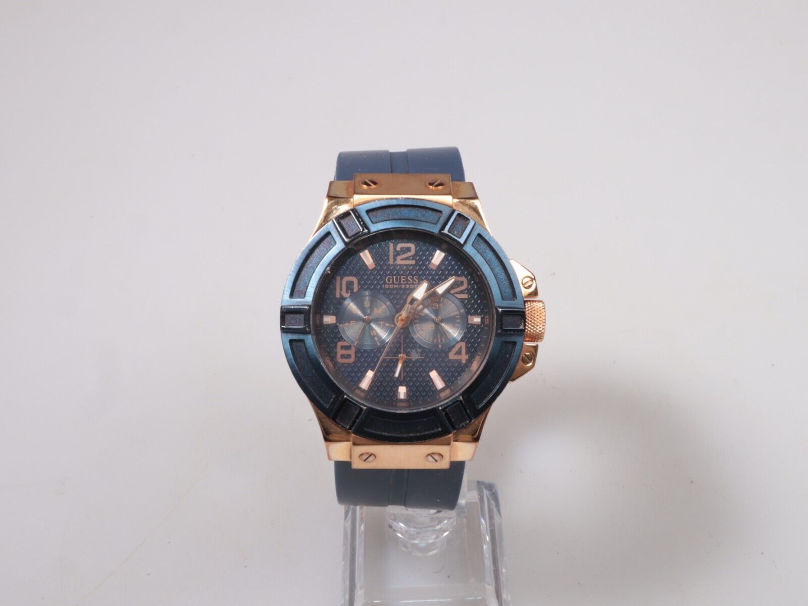 Guess W0247G3 | Men's Watch | Quartz | 45 mm | Blue - Daily Timepieces